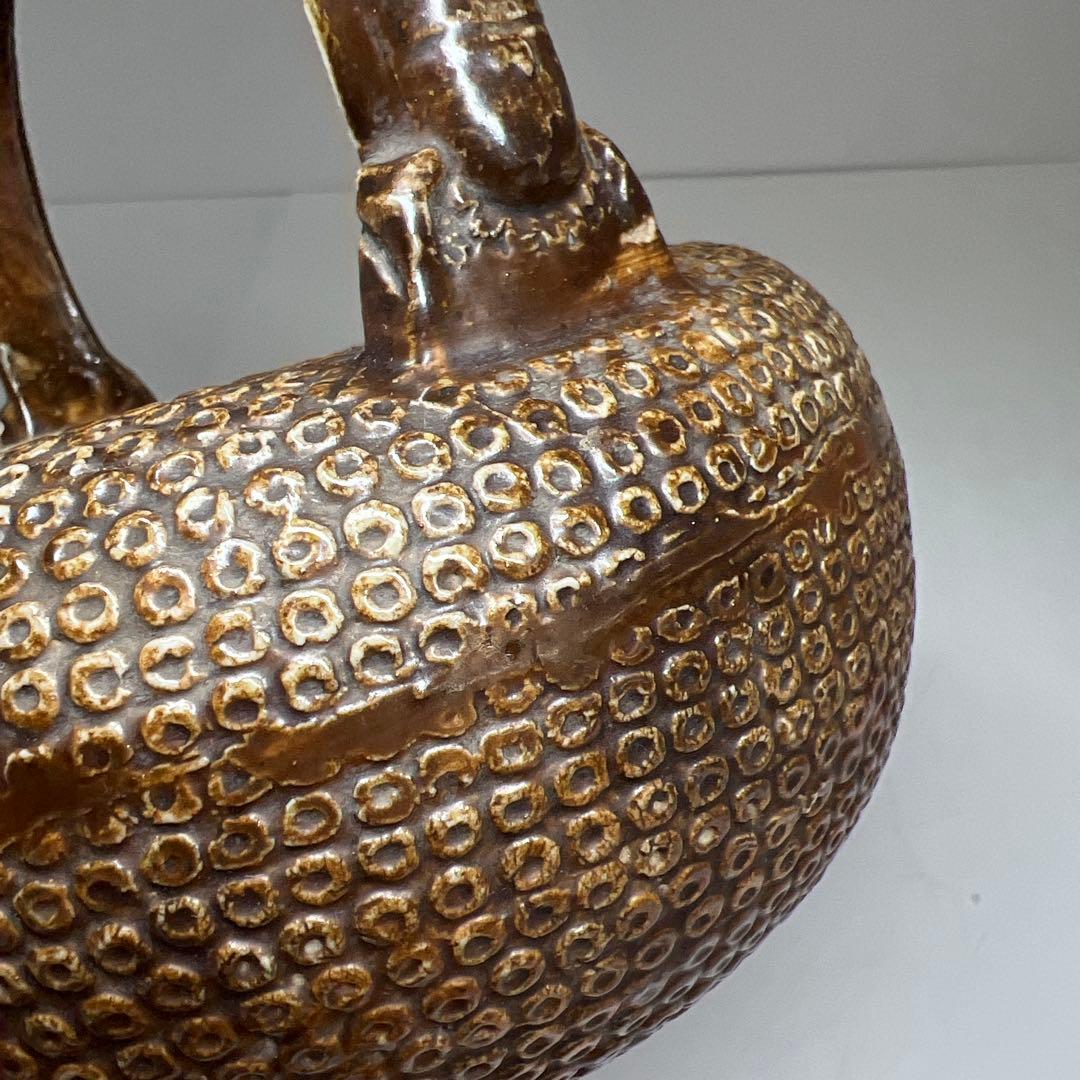 江戸時代　平戸焼　茶注　幅約18.5㎝ 東Y7-1104④トヒチサ