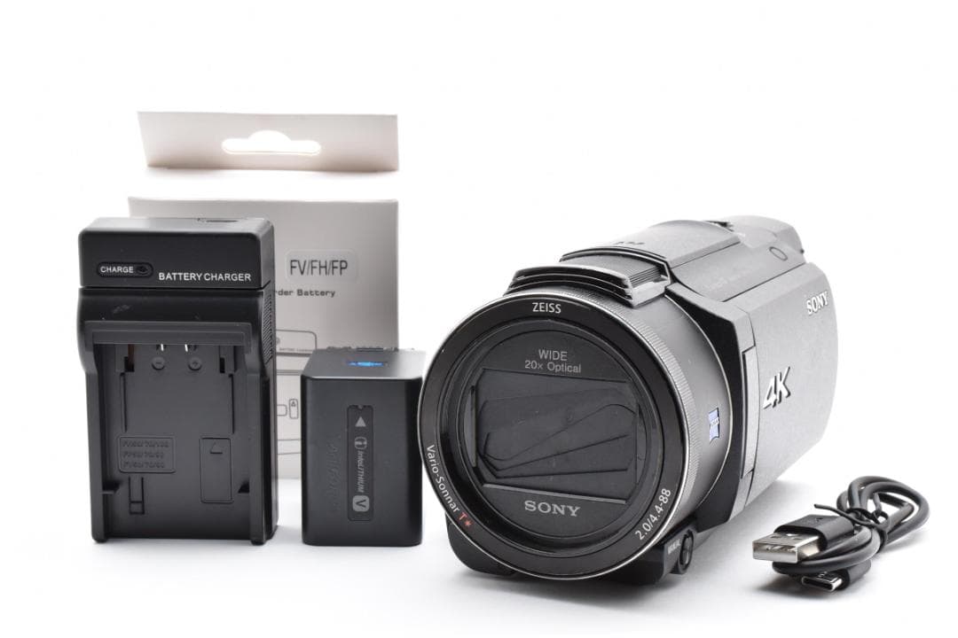 SONY FDR-AX60 4K ブラック デジタル ビデオカメラ ハンディカム