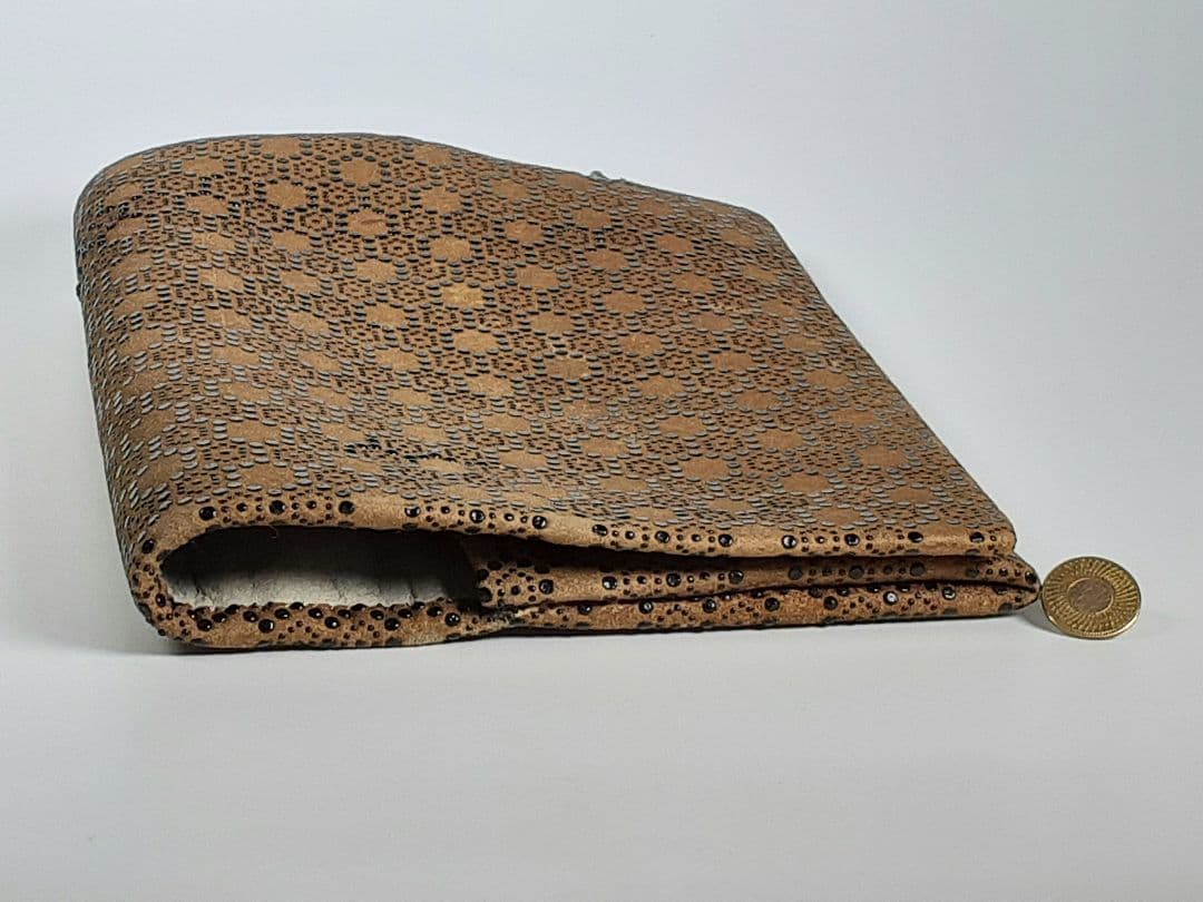 印傳　印伝　財布　長財布　富士山山水図