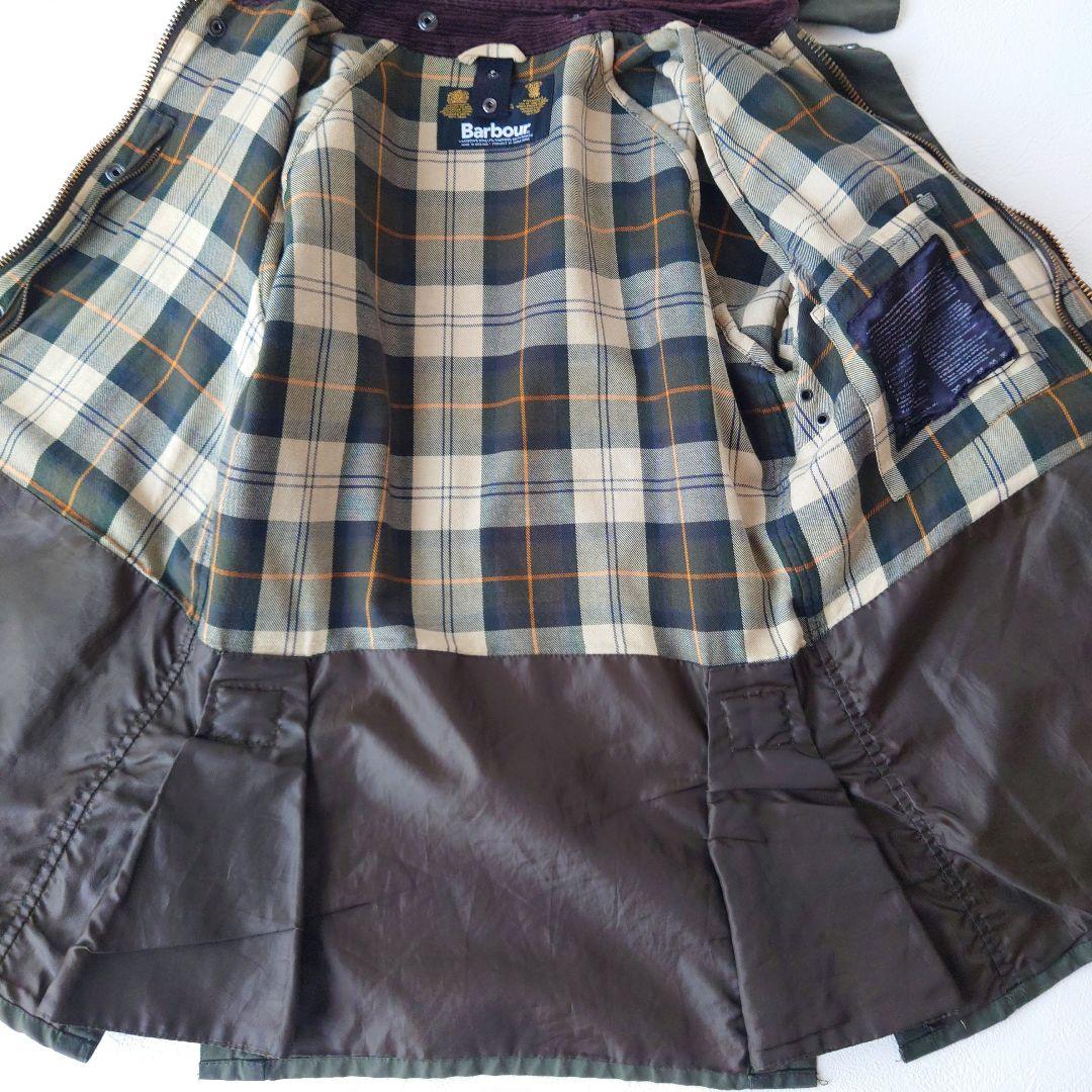 【美中古】バブアー　ビデイル　セージグリーン　36