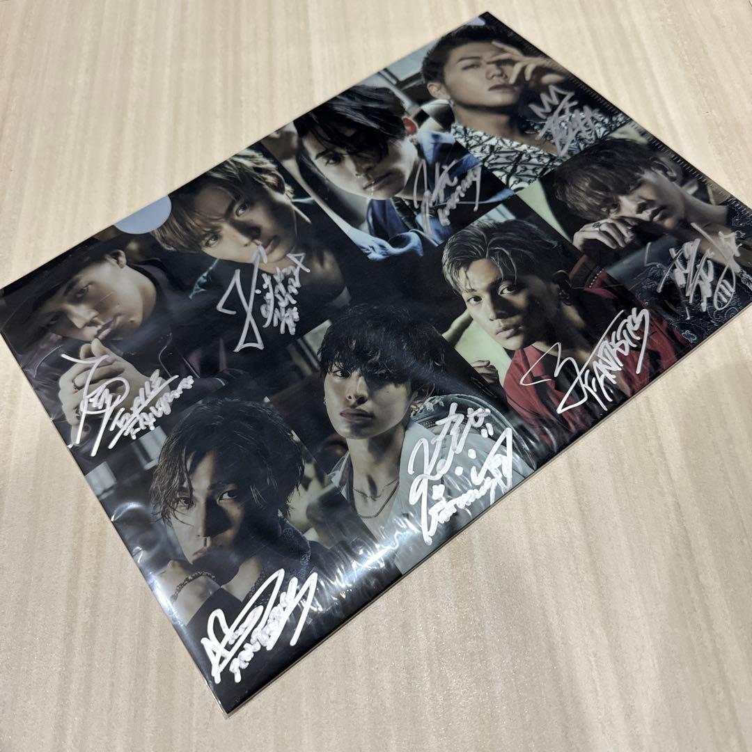 FANTASTICS サイン入り クリアファイル