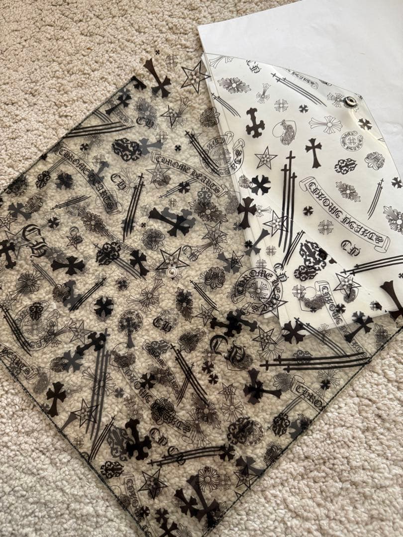 [米国直営店購入] CHROME HEARTS クリアポーチ ミディアム