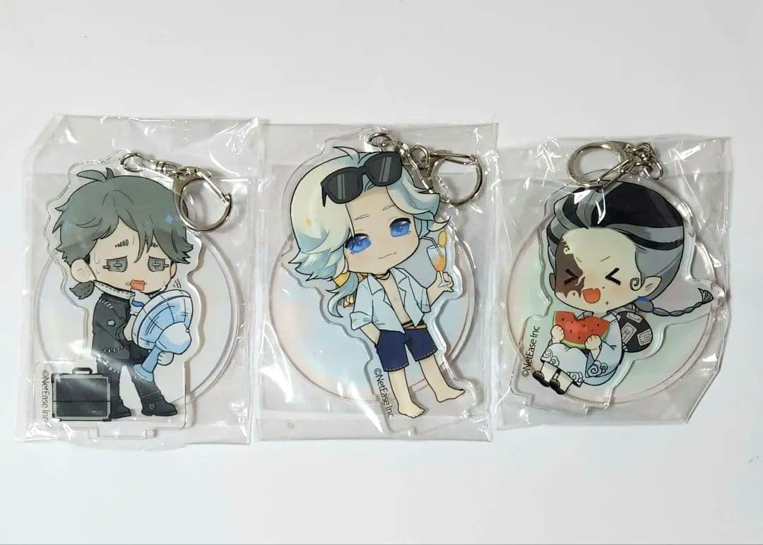 第五人格 コミケ C96 荘園夏休み スタンドキーホルダー 写真家 白黒無常