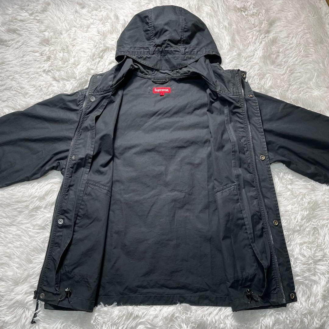 シュプリーム　マウンテンパーカー　ジャケット　ブラック　フード　Lサイズ　189