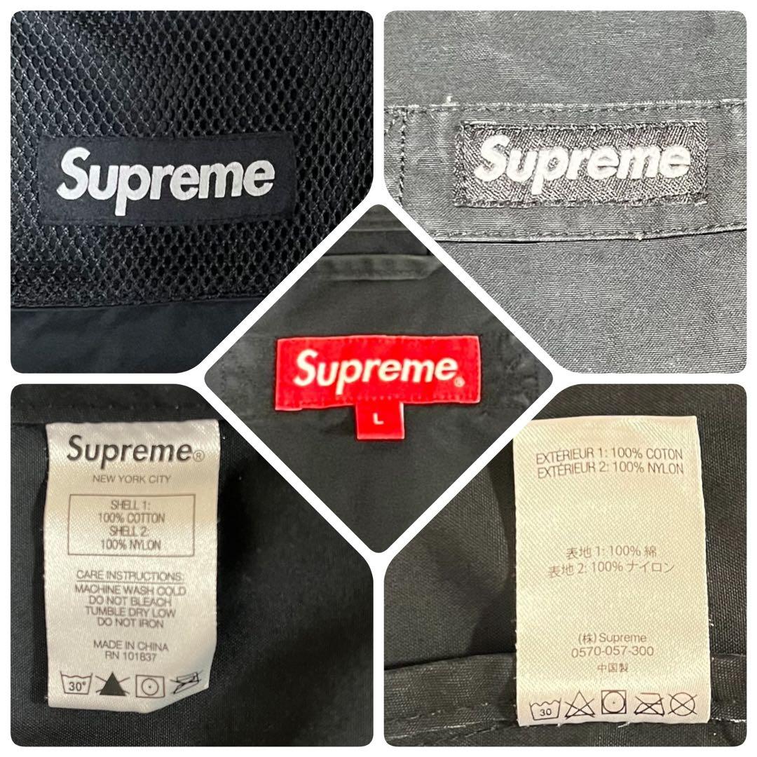 シュプリーム　マウンテンパーカー　ジャケット　ブラック　フード　Lサイズ　189