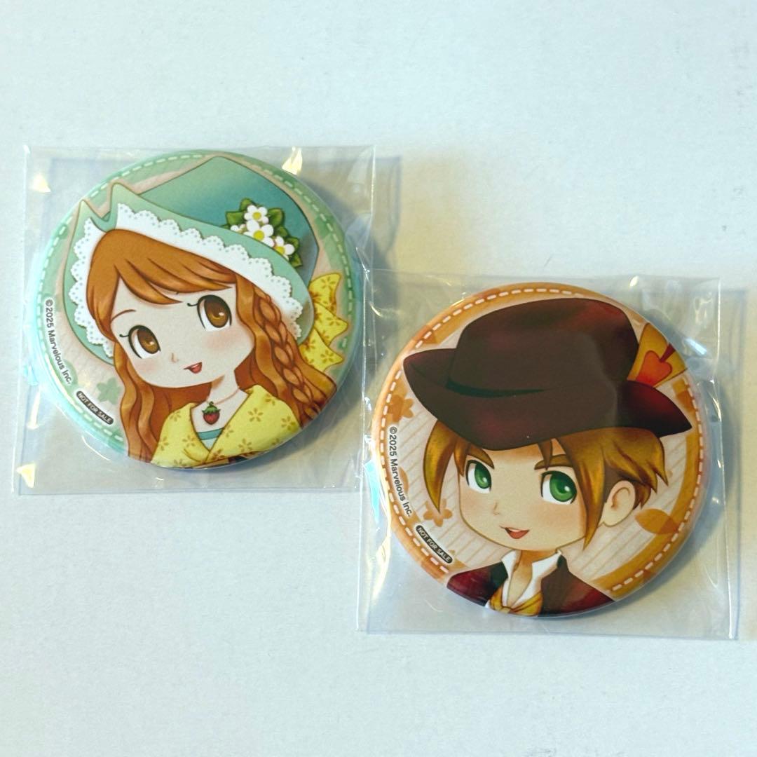 牧場物語 風のグランドバザール ディルカ シェルファ 缶バッジ