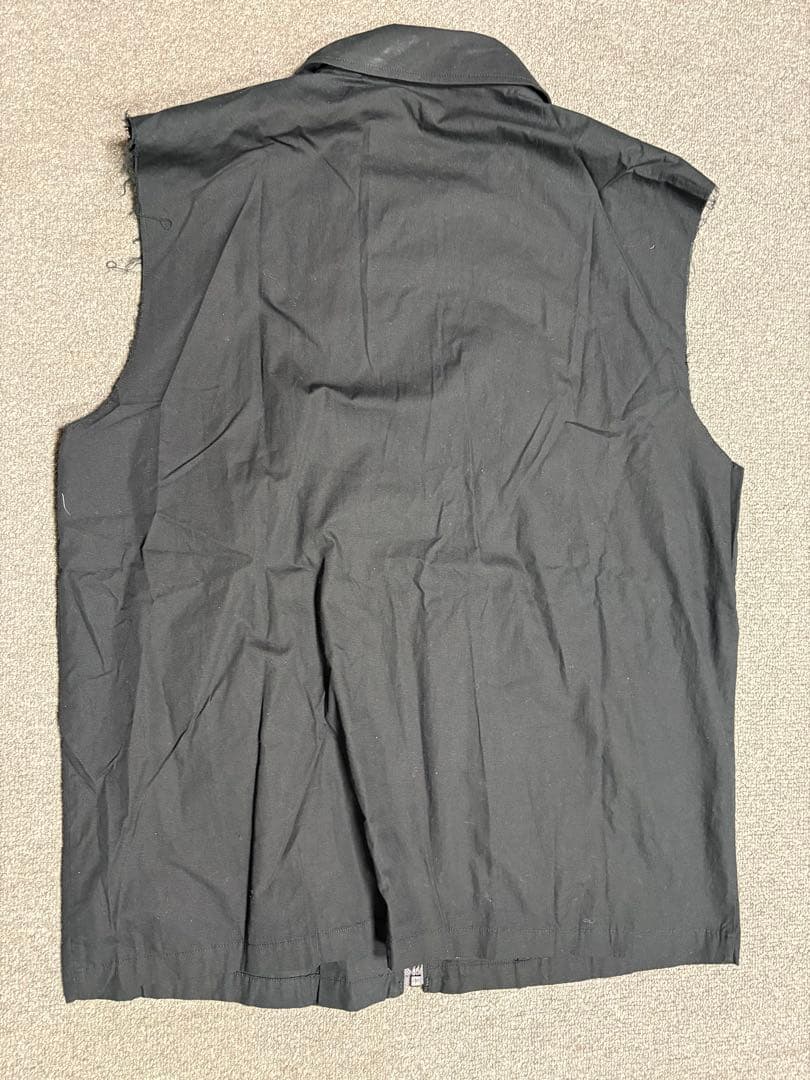 NUMBER (N)INE 04SS ドリーム期 袖切りっぱなしジップベスト