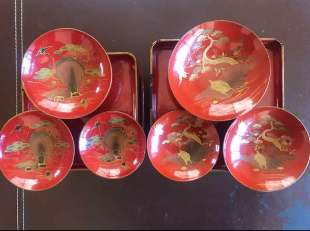 年代物　お屠蘇　屠蘇器　二組