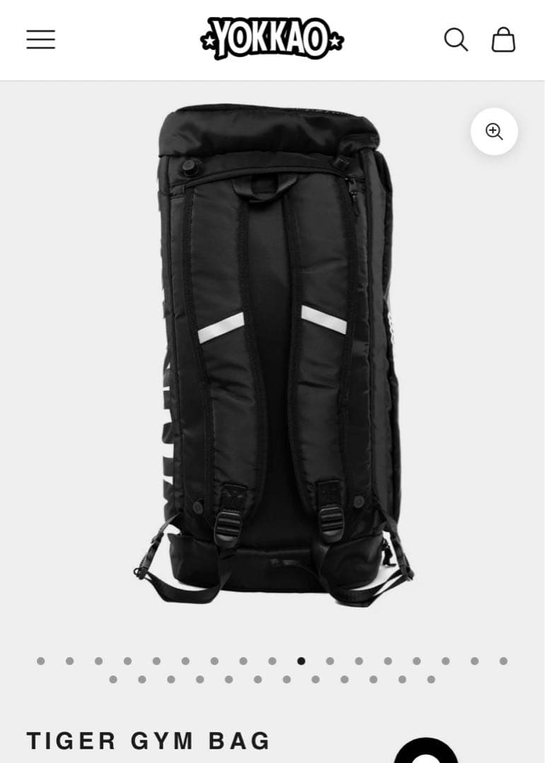 ボクシング YOKKAO TIGER GYM BAG windy fairtex twins