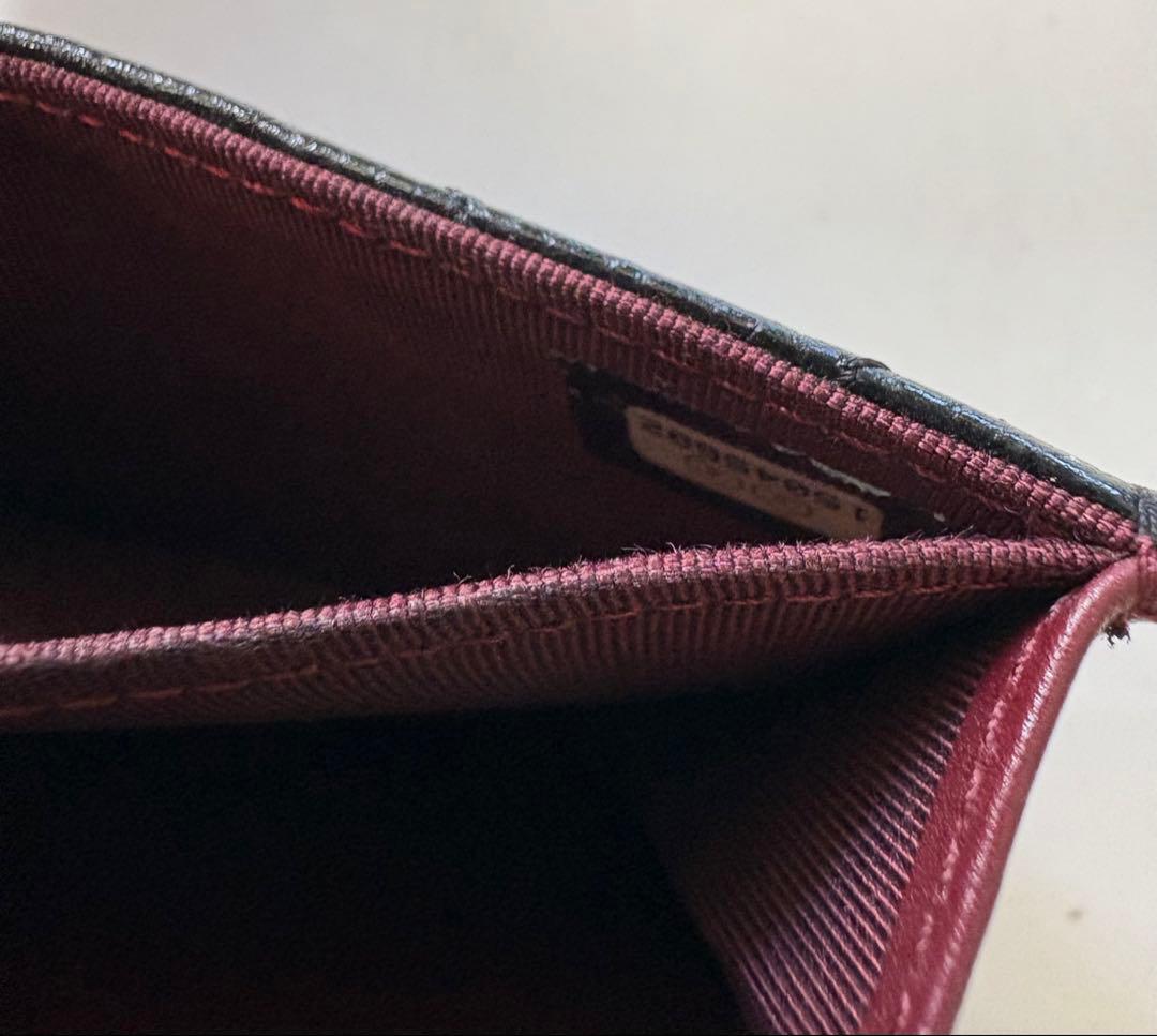 CHANEL マトラッセ・キャビアスキン・ケース／美品