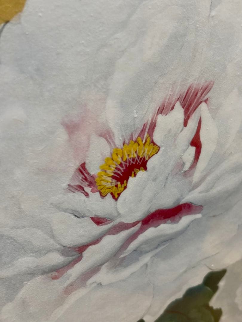 #宮下柚葵「牡丹」 絵画 額装作品 直筆サイン入り