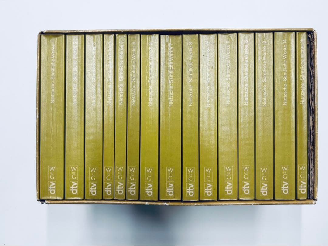 DTV「フリードリヒ・ニーチェ全集」全15冊揃セットドイツ語版/思想/古典文献/