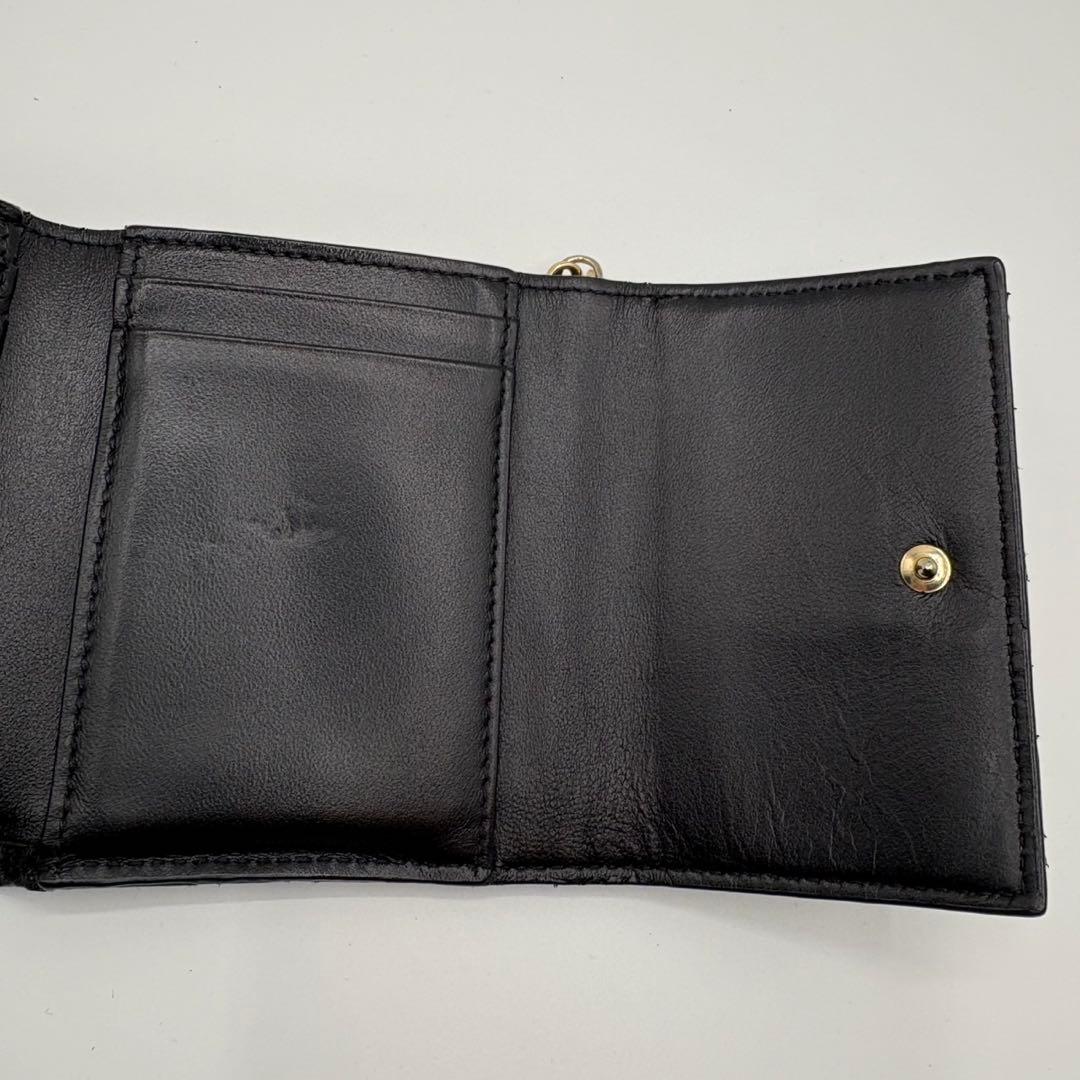 DIOR☆レディ ディオール☆ラムスキン☆ロータスウォレット☆カナージュ☆財布