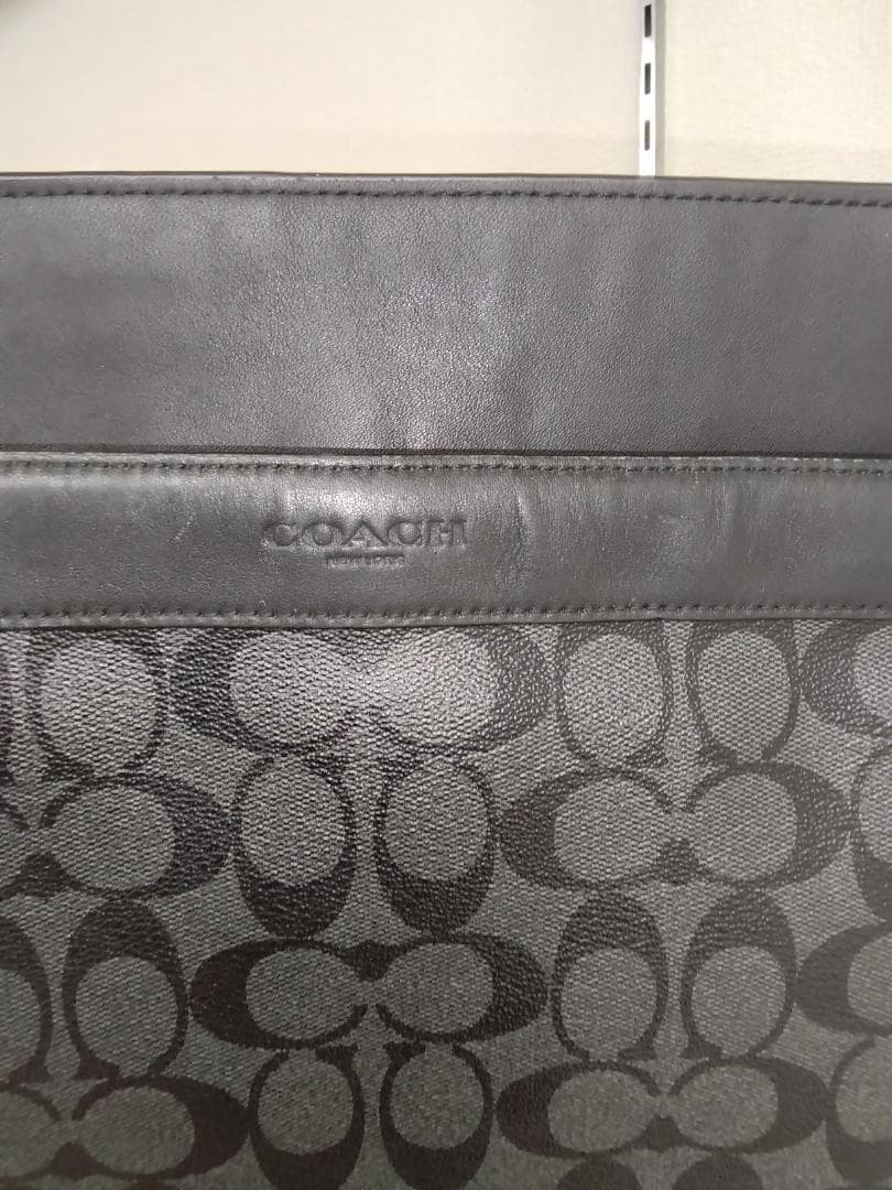 COACH ブラック ショルダーバッグ