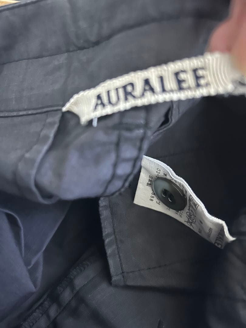 AURALEE コットンカーゴパンツ