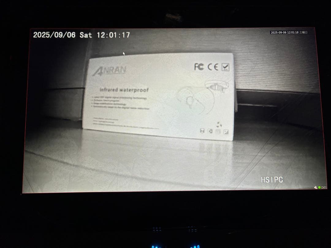 ANRAN POE モニタ付きレコーダー1080P2台