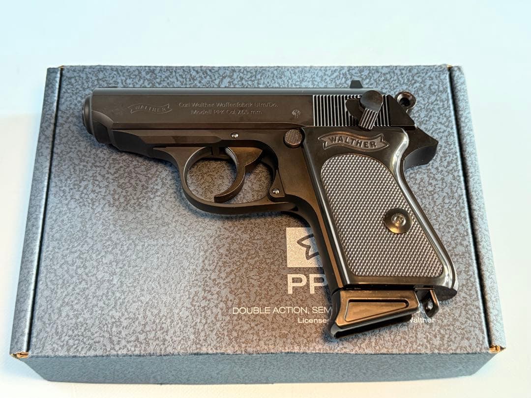 マルゼン製WALTHER ニューPPK/Sブラックモデル（ガスブローバック）