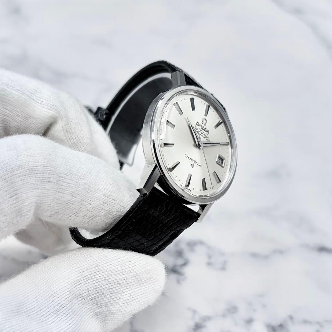 【極美／OH済】オメガ コンステレーション クロノメーター 自動巻き 純正尾錠付