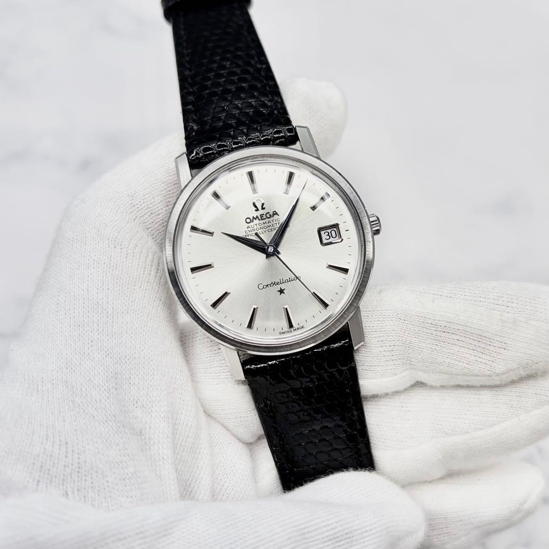 【極美／OH済】オメガ コンステレーション クロノメーター 自動巻き 純正尾錠付