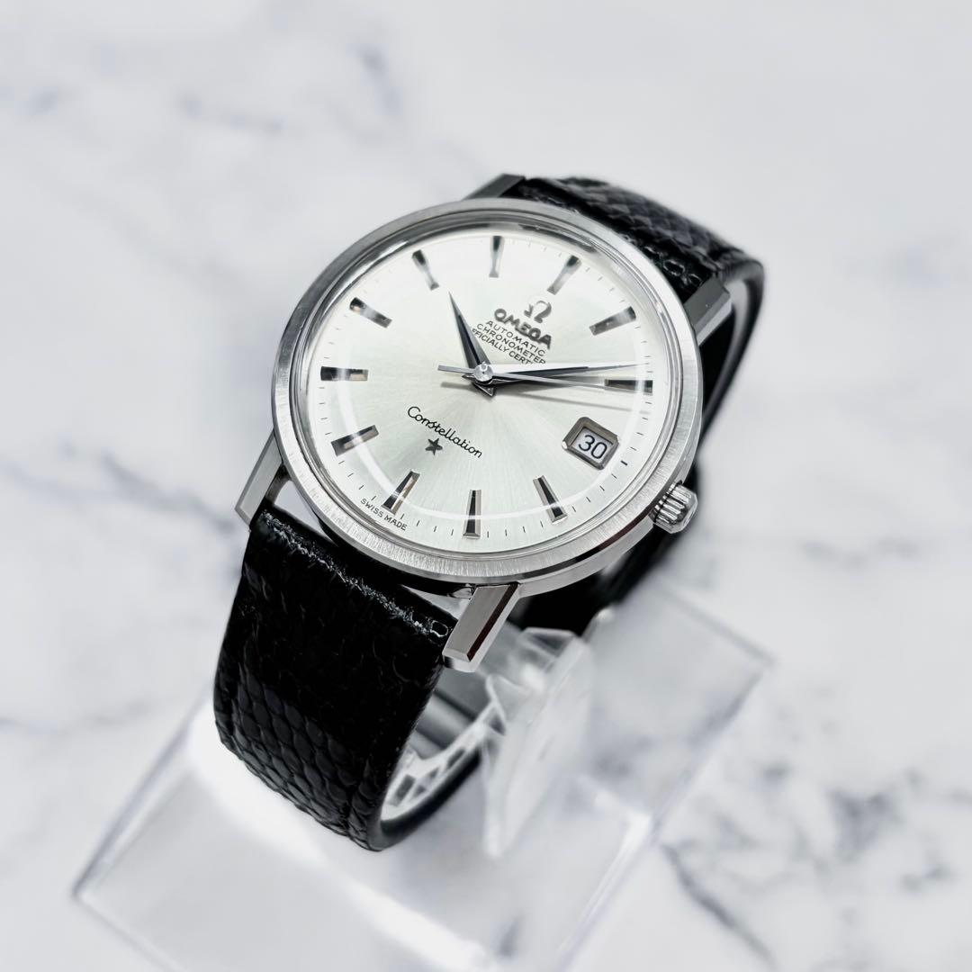 【極美／OH済】オメガ コンステレーション クロノメーター 自動巻き 純正尾錠付