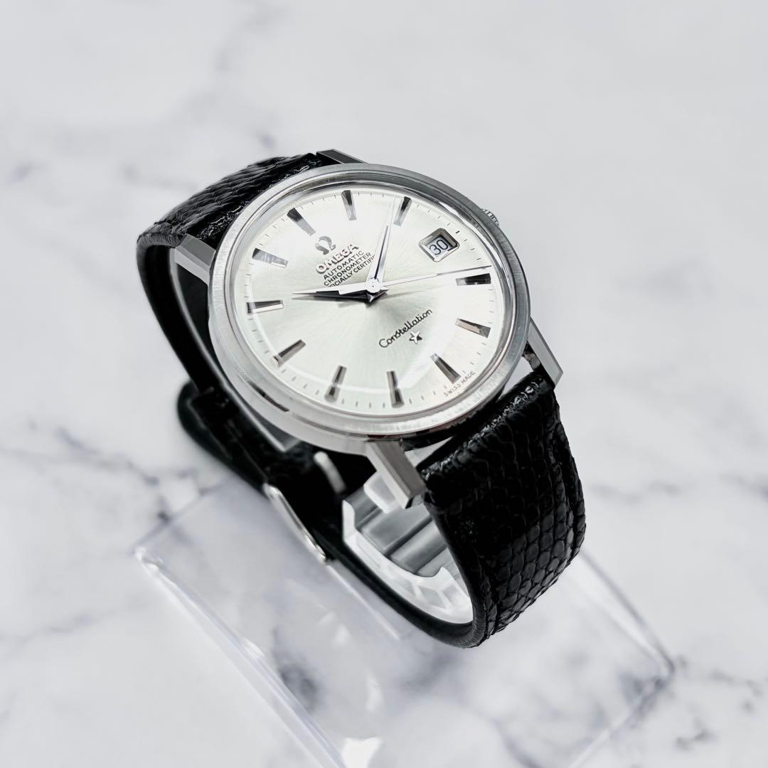 【極美／OH済】オメガ コンステレーション クロノメーター 自動巻き 純正尾錠付