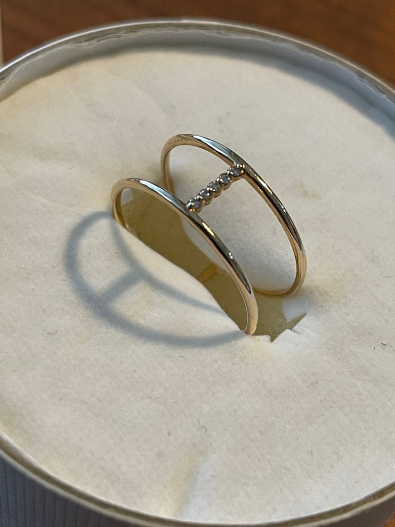 cui-cui k10ダイヤリング　#13 13号　ダイヤモンド　指輪