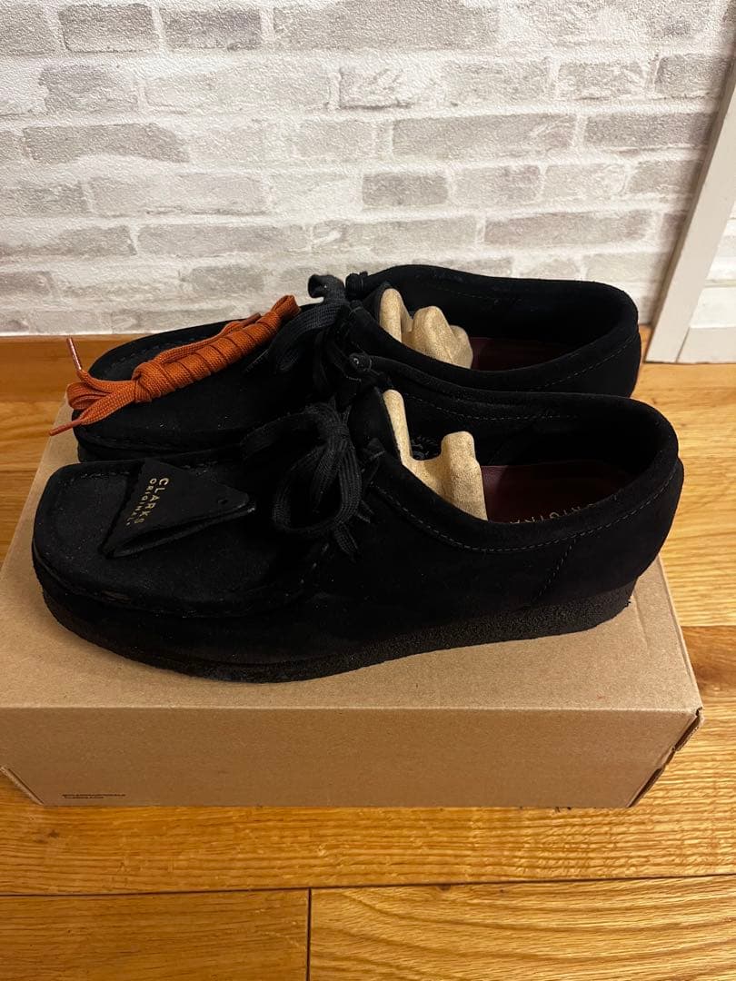 【美品】CLARKS ワラビー ブラック 26cm