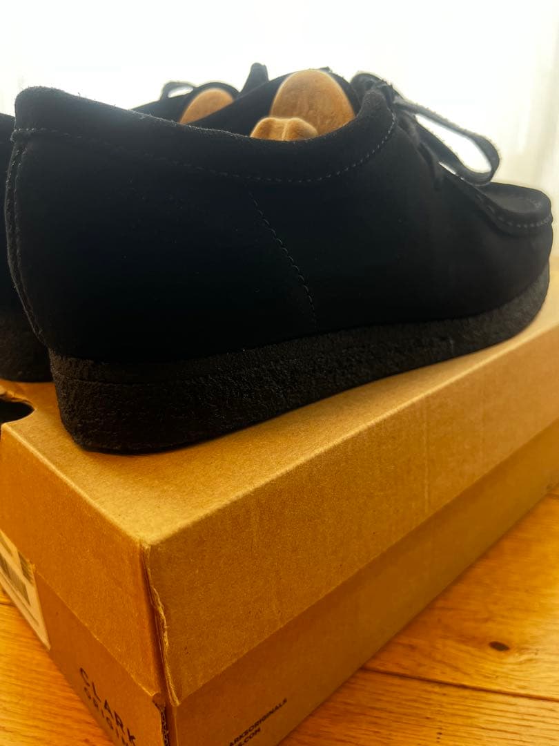 【美品】CLARKS ワラビー ブラック 26cm