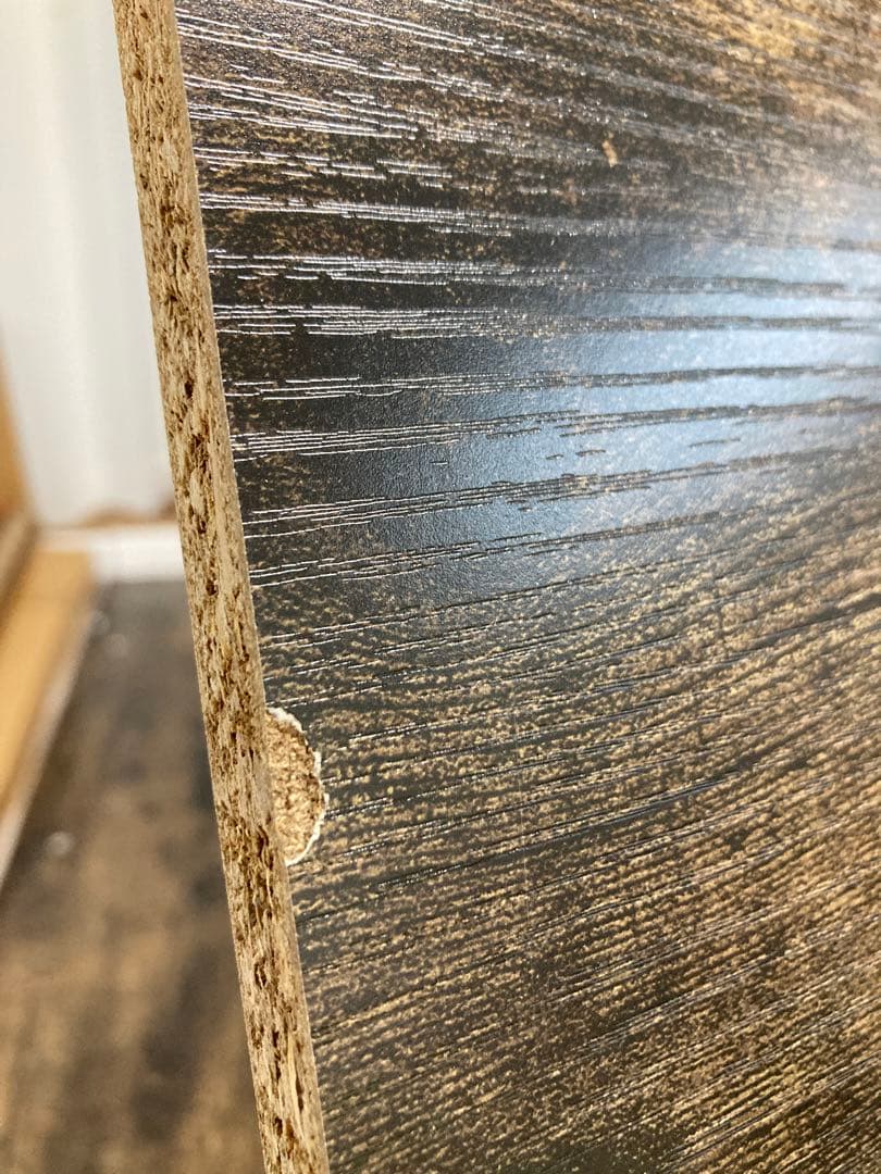 新品未使用⭐️ダークブラウン木製パソコンデスク アンティーク調 一人暮らし