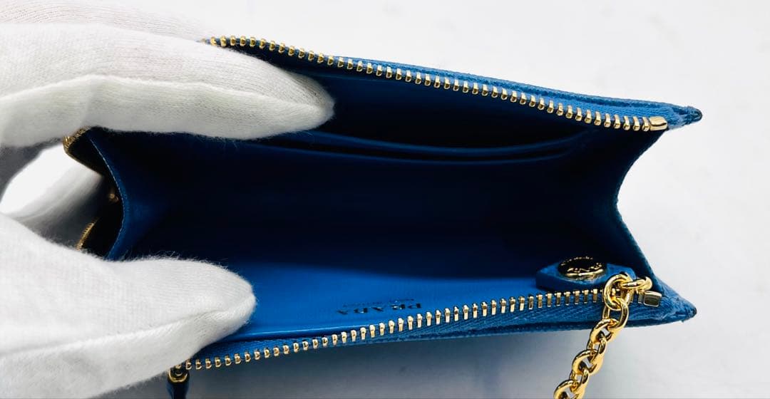 PRADA プラダ キーケース ケース サフィアーノ 1PP122 美品