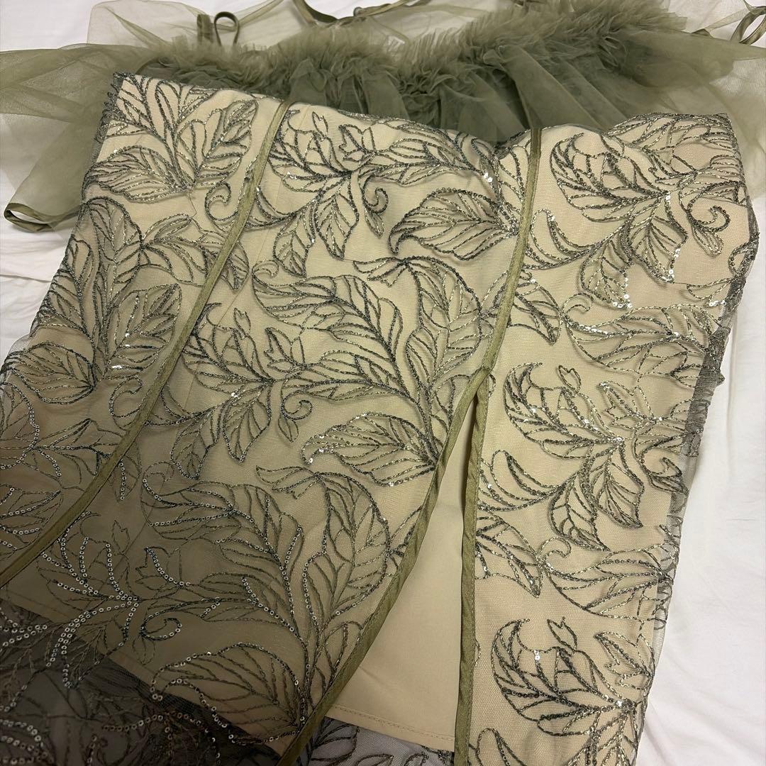 あ*さ様 Leja 3WAY フラワーチュールアシンメトリーIラインワンピースド