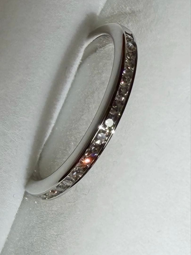 SUWAダイヤモンドリング PT950 ハーフエタニティ