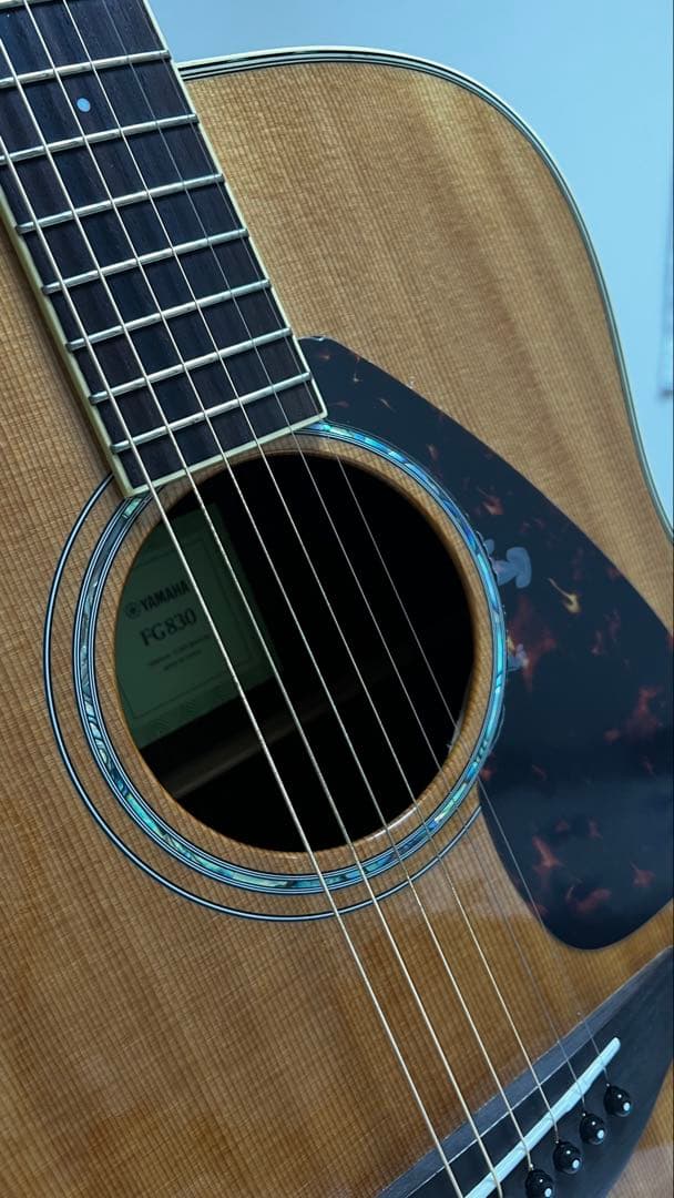 YAMAHA FG830 アコースティックギター / 純正ケース・新品弦付き