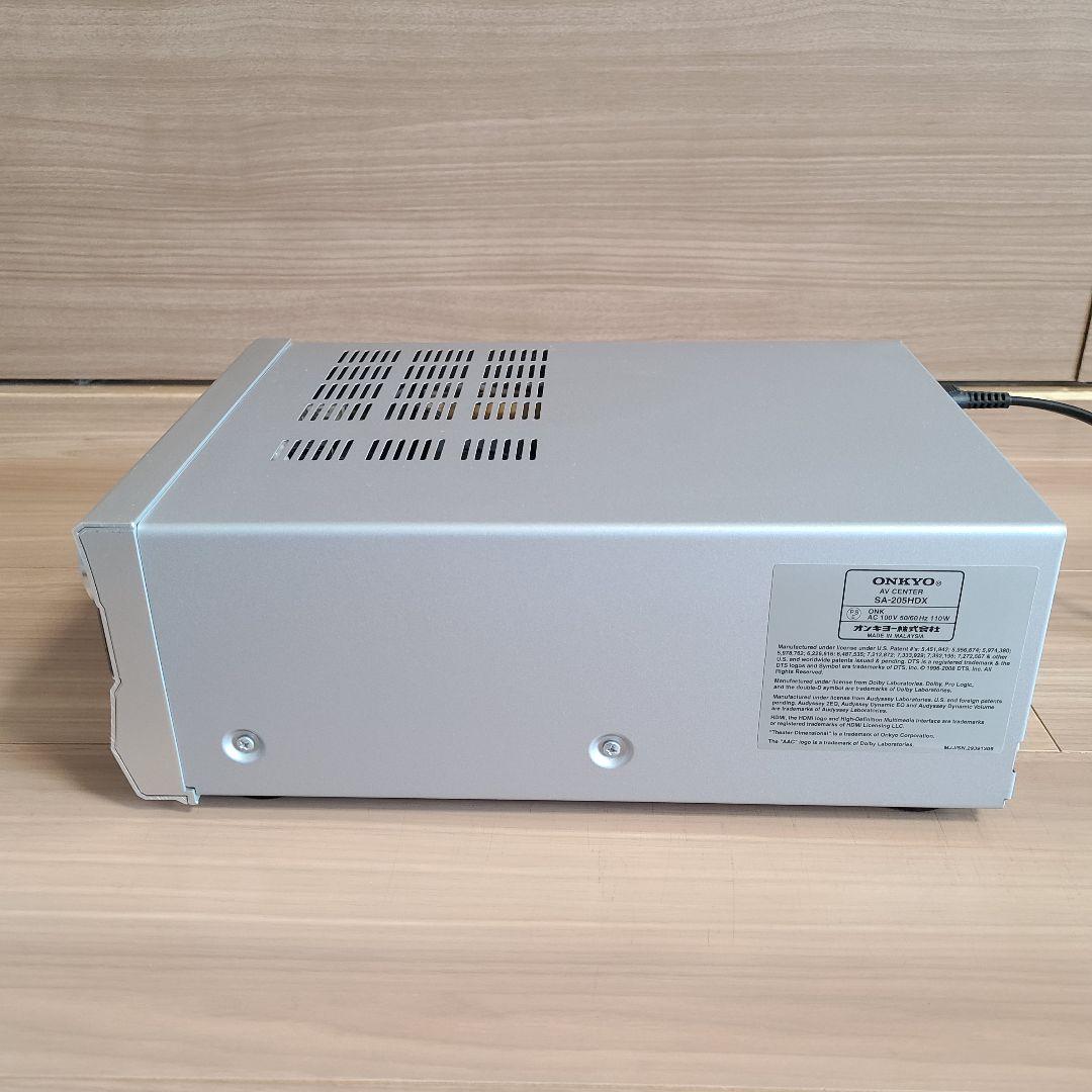 【美品】SA-205HDX AVセンター リモコン付き　通電確認済み