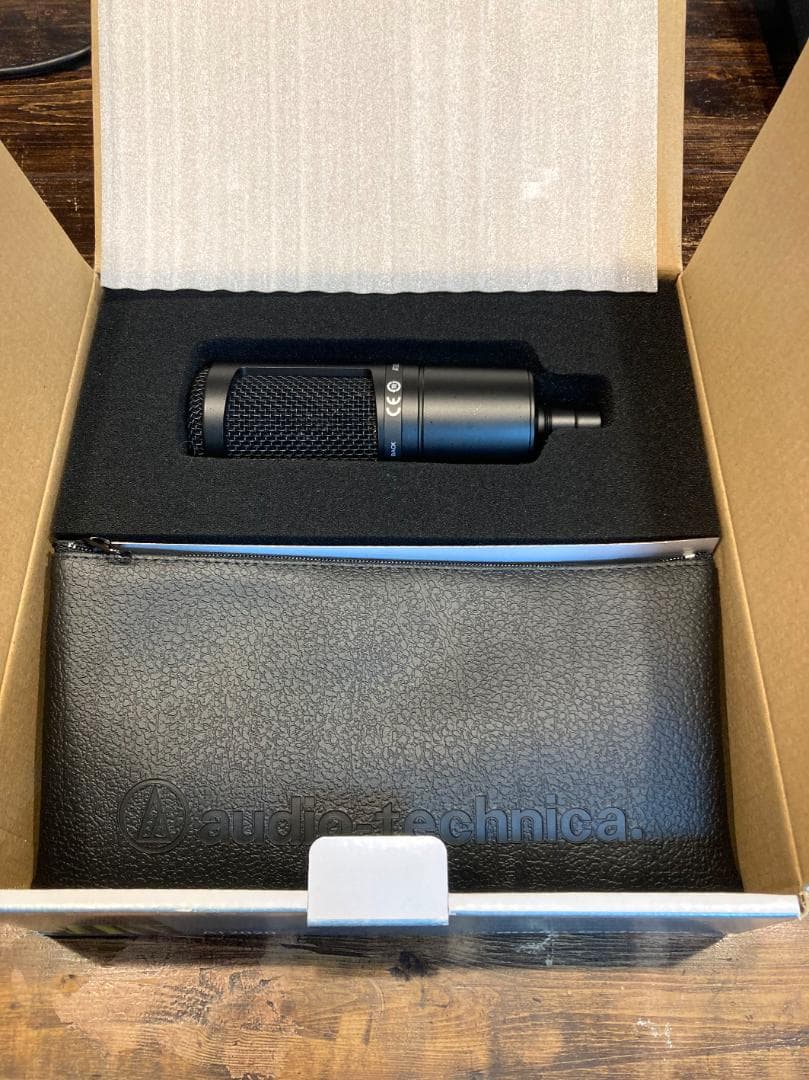 audio-technica AT2020　コンデンサマイク　美品