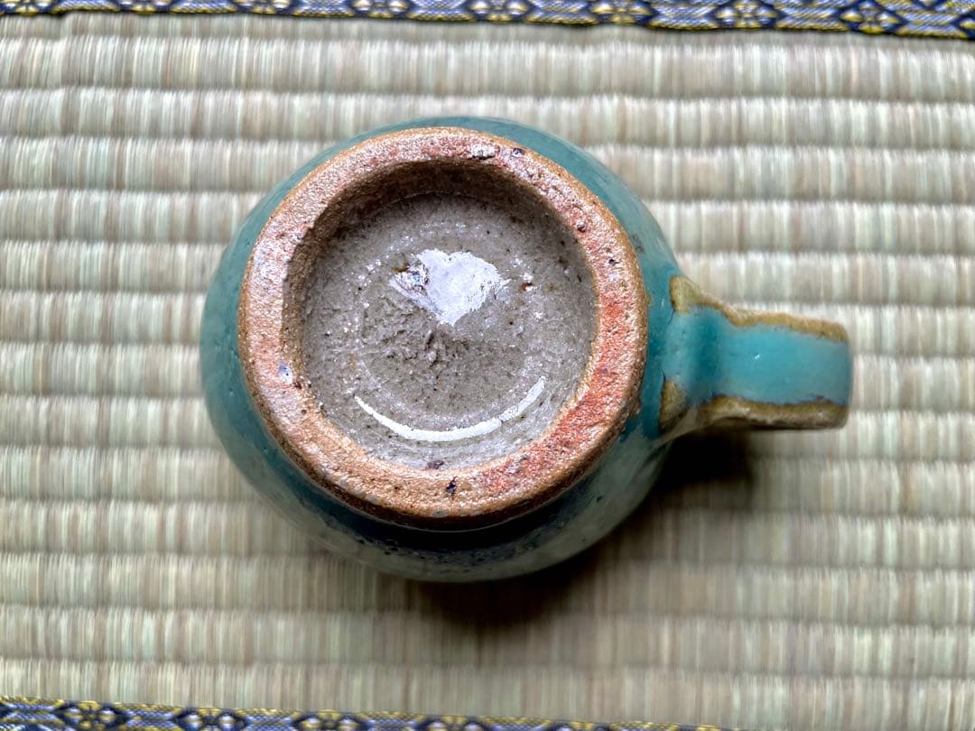 浜田庄司　青釉ミルクポット