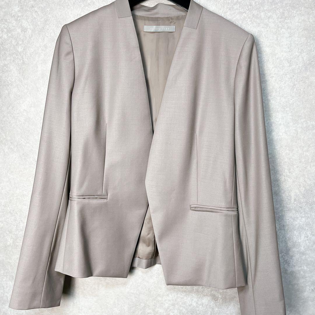 【美品】 現行 セオリーリュクス　exective ジャケット　ノーカラー