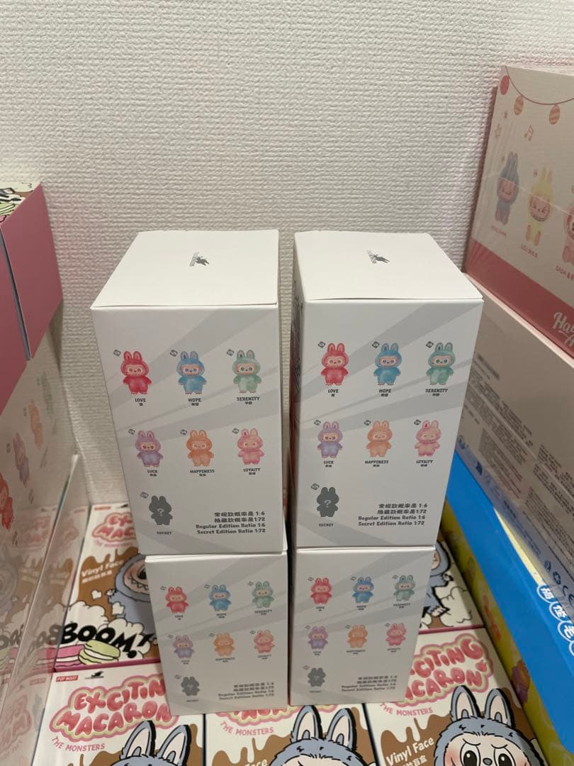 【正規品・完全未開封】Labubu Big into Energy 4箱