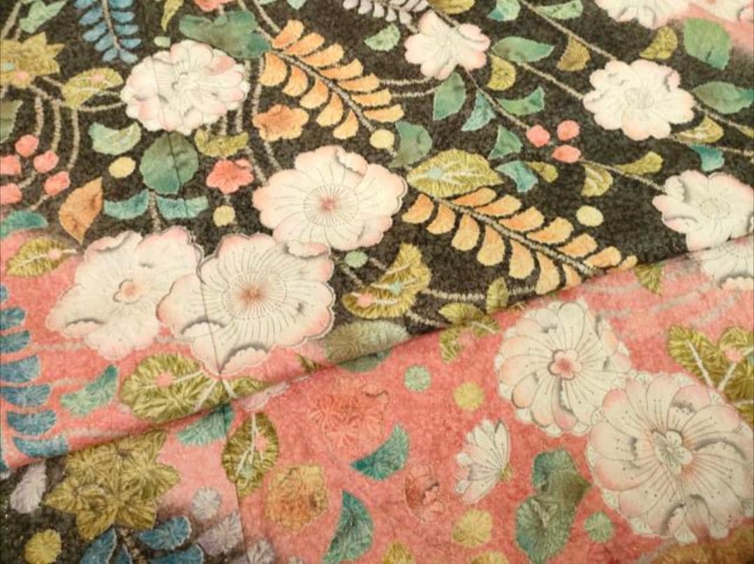 プロフ必読☆辻が花☆金通し☆絞り☆膨れ織