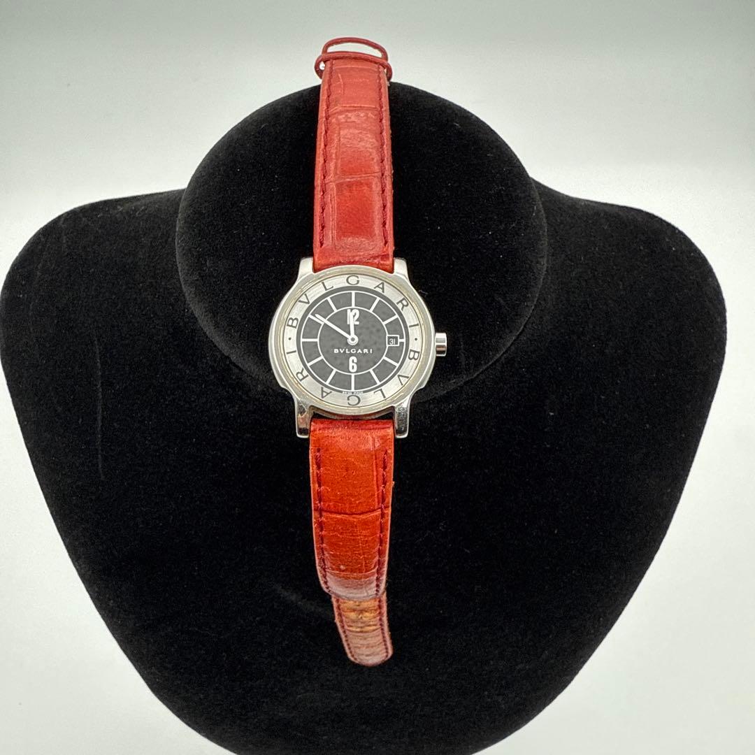 BVLGARI ソロテンポ ブラック/ブラウン 腕時計 レディース