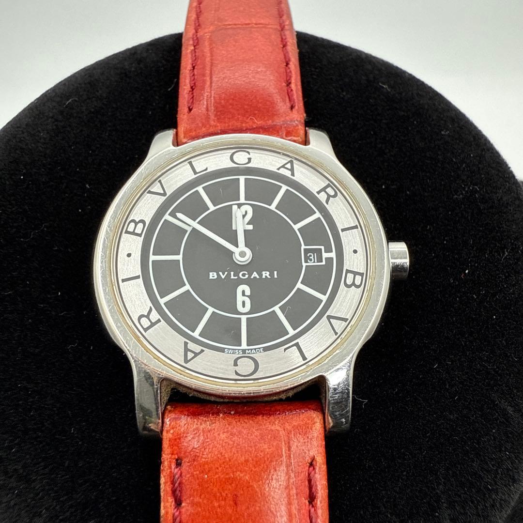 BVLGARI ソロテンポ ブラック/ブラウン 腕時計 レディース