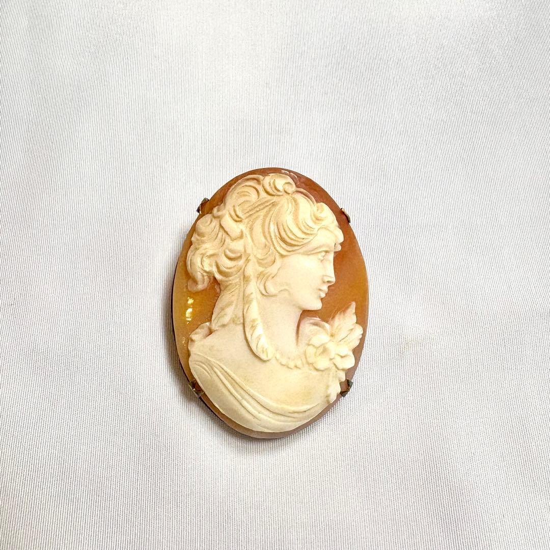 18k SILVER カメオブローチ 3点