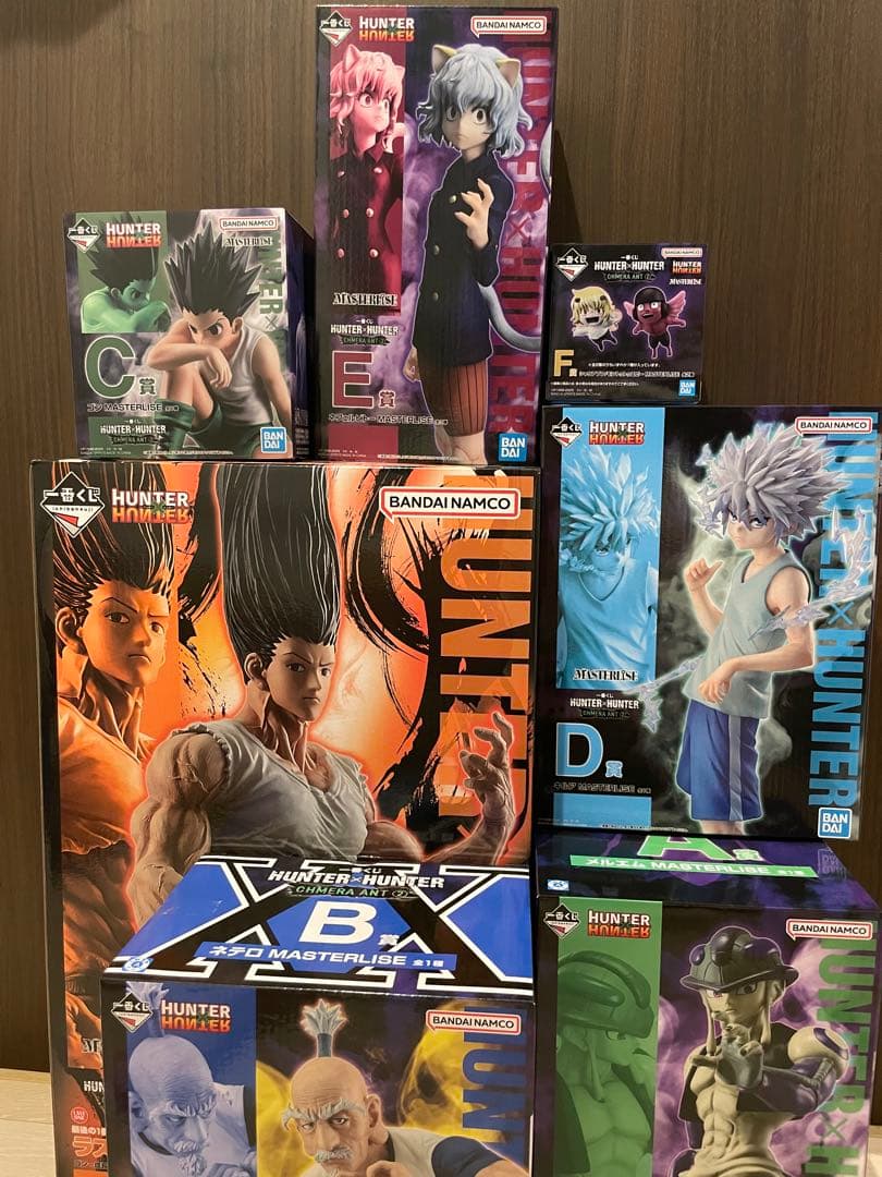 K*n様 一番くじ　HUNTER×HUNTER　ピトー　ネテロ　メルエム　ゴン