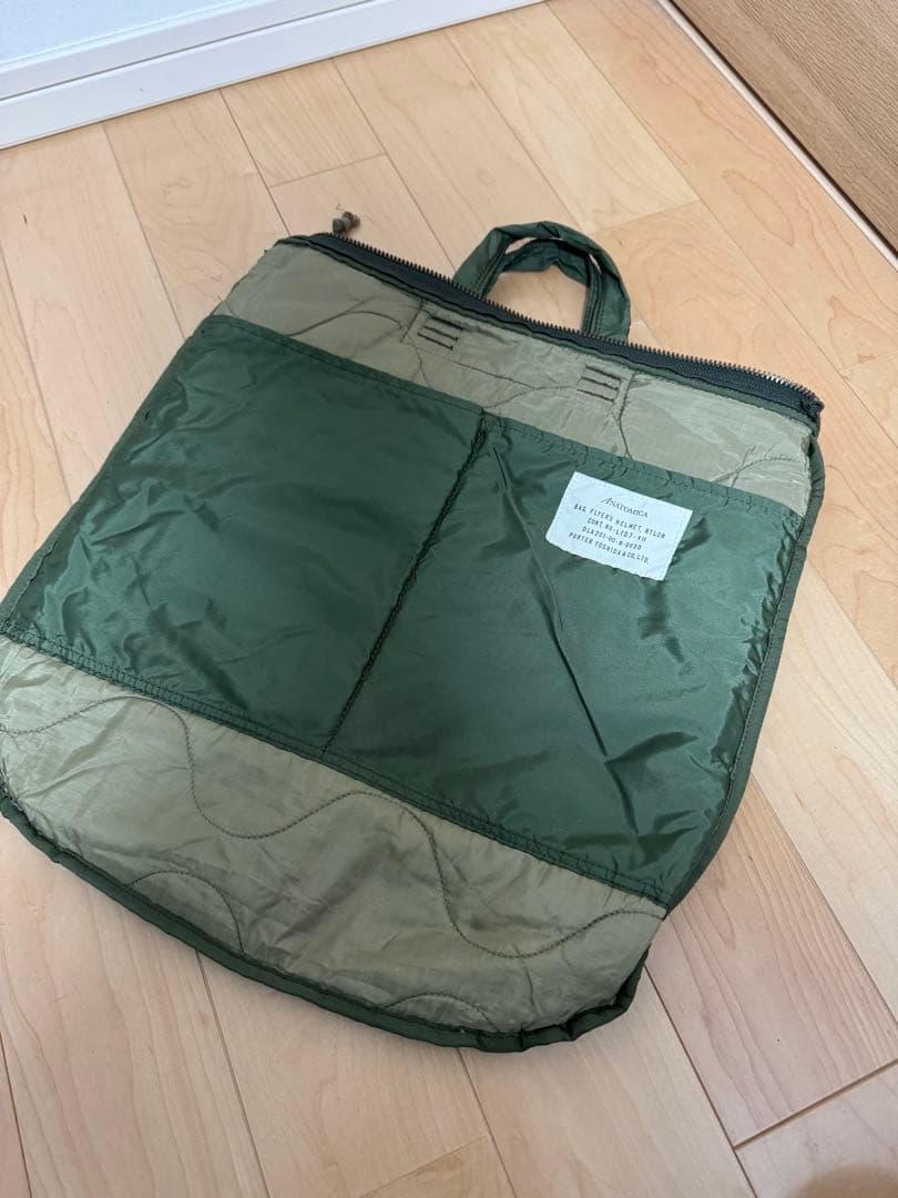 ANATOMICA 別注Porterヘルメットバッグ