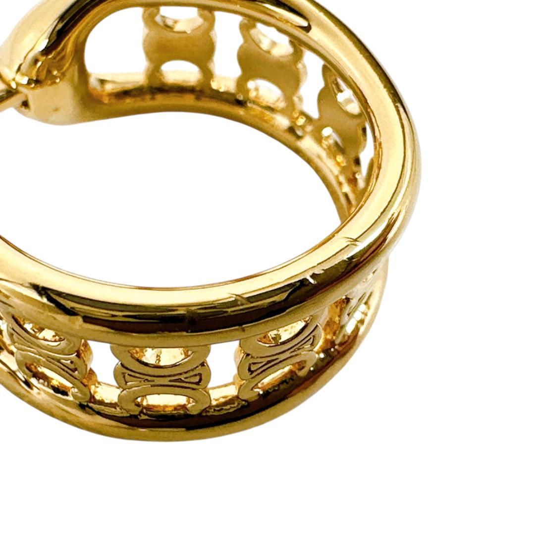 セリーヌ トリオンフ マルチフープ ピアス ゴールドフィニッシュブラス