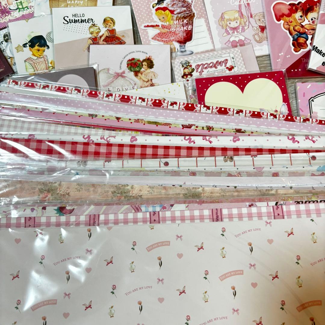 紙物 まとめ売り デザインペーパー バラメモ 大量