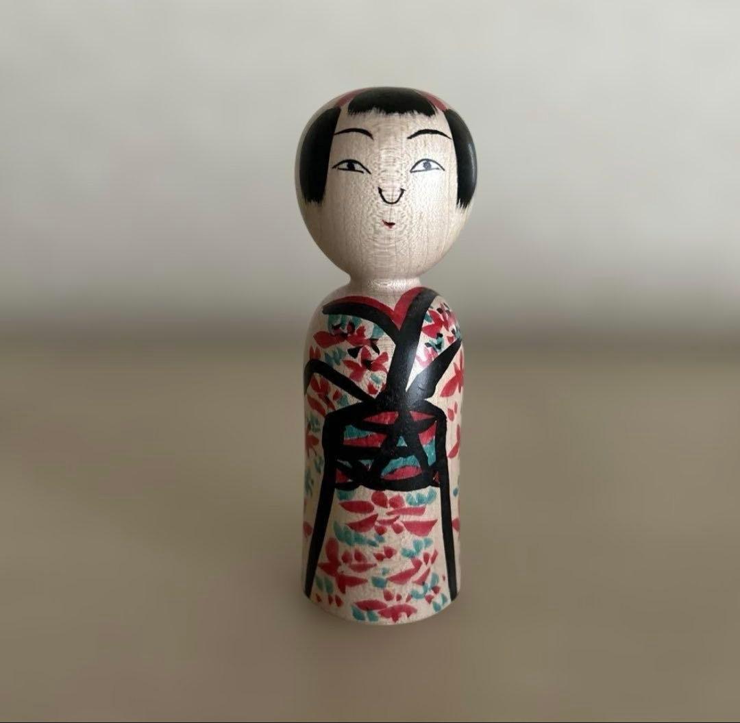 こけし木地山系 沼倉孝彦工人 伝統こけし