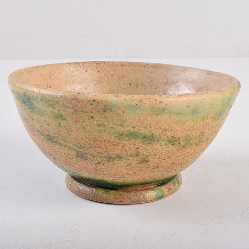 桂又三郎極め　伊賀焼　古伊賀　藤堂伊賀　初代　岡本定八作　水呑茶碗　VR8895