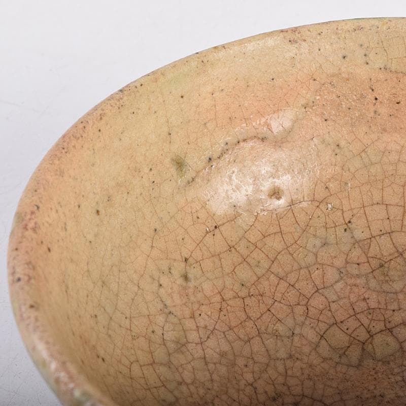 桂又三郎極め　伊賀焼　古伊賀　藤堂伊賀　初代　岡本定八作　水呑茶碗　VR8895