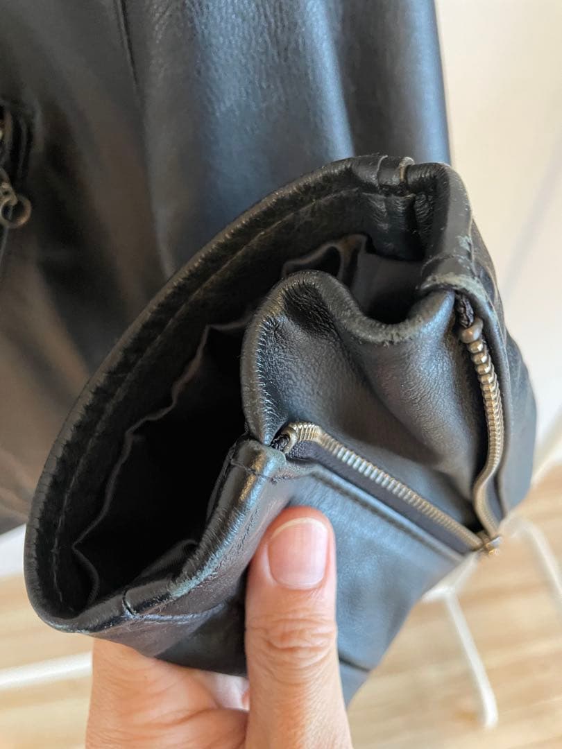 あ　supreme schott ダブル ライダース ジャケット